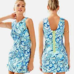 Lilly Pulitzer Mila Shift Dress Indigo Sunset NWT